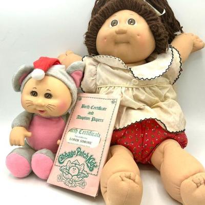 Vintage Cabbage Patch Doll & Cabbage Patch Holiday Cutie
