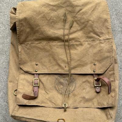 Vintage Boy Scouts Canvas Ruck Sack

