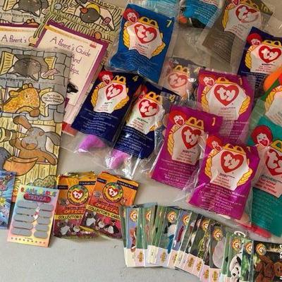 McDonalds TY Beanie Babies With Collector Cards

