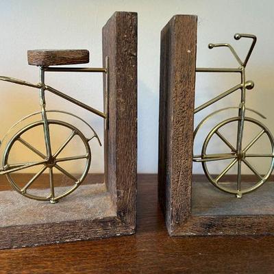 Bicycle book ends