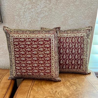Embroidered Throw Pillows from Pier 1