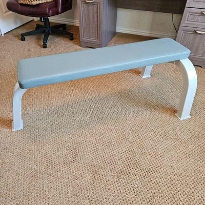 Hoist Brand Flat Bench for Workouts and Exercise - Total Footprint 52" x 27" 
