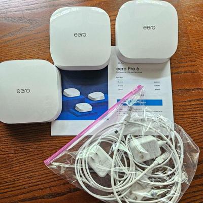   Eero Pro 6 Premium Increase Network Speeds in the Home, 3-Pack  