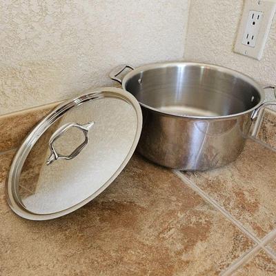 All-Clad Stainless Steel Stock Pot with Lid 11