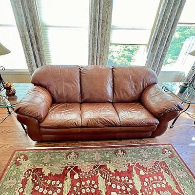 Italian Leather Couch