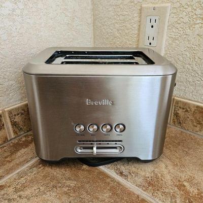 Breville Two-Slice Toaster w/ Extra Wide Slots for Bagels - Brushed Stainless Finish