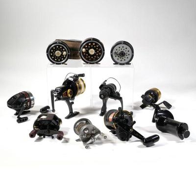 FISHING REELS & OTHER | Including a Shimano FX1000, a Daiwa GC80, a Daiwa PT33SH, a Penn 650SS, a Daiwa SL20SH, a Tebco 2030, plus five...