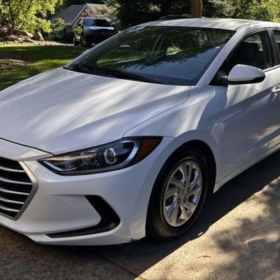 2017 Hyundai Elantra, FWD, 64k miles, newer back  tires/good front, clean, just detailed. smogged and current reg, runs excellent- no...