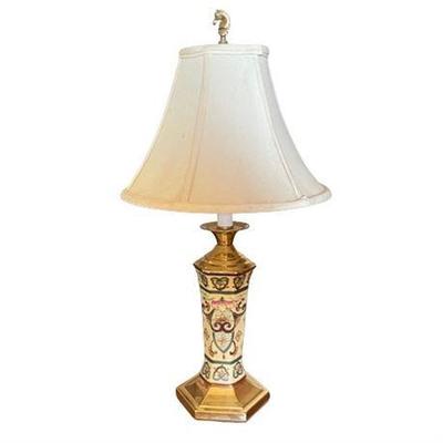 Lot 024   
Formal Occasional Side Table Lamp
