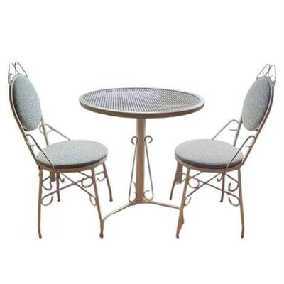 Lot 266   8 Bid(s)
Vintage Bistro Patio Table and Two Chairs