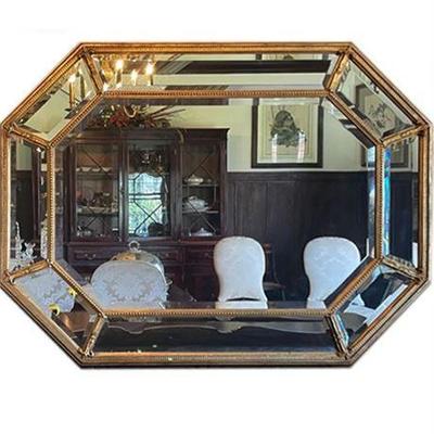 Lot 012   
Antique Gilded Framed Beveled Mirror