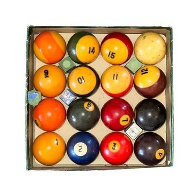 Lot 426   7 Bid(s)
Vintage Complete Set of Aramith Billiard Pool Balls