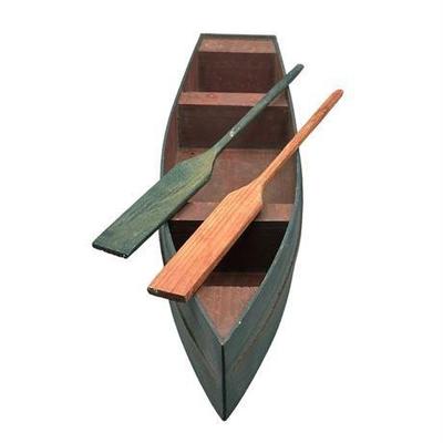 Lot 463   0 Bid(s)
Decorative Green and Red Wood Row Boat