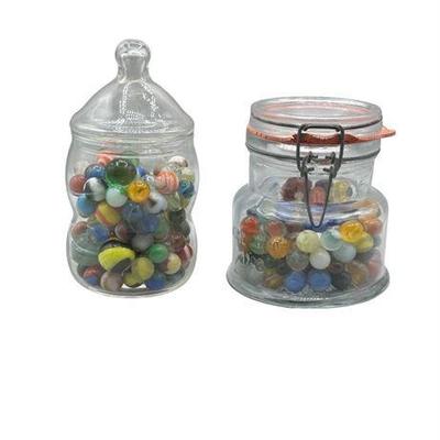 Lot 459   9 Bid(s)
Vintage Jars of Marbles, Set of Two