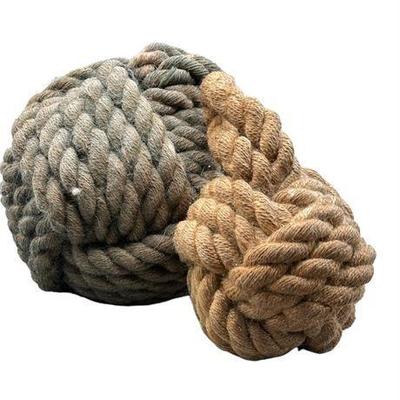 Lot 486   3 Bid(s)
Set of Two Rope Monkey Fist Sailor's Knots