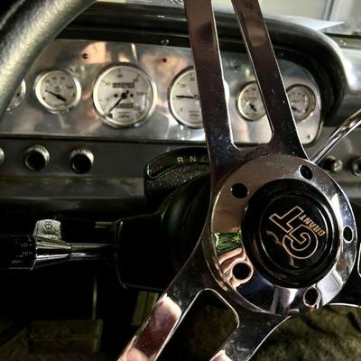 1958 Ford Panel F100 steering wheel and dash