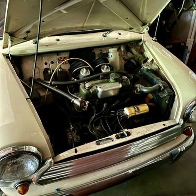 1967 Austin Mini Cooper S engine
