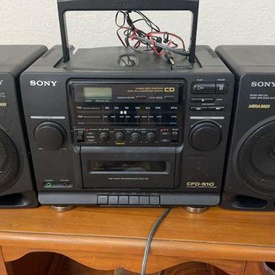 Sony radio and disc player 