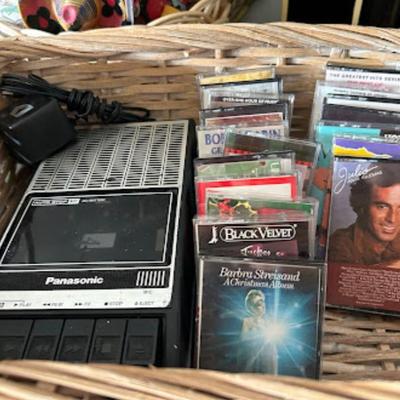 Tape cassette player and tapes