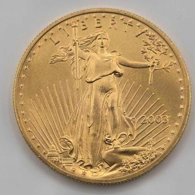 #661 • 2003 $50 American Gold Eagle Coin, 1oz
