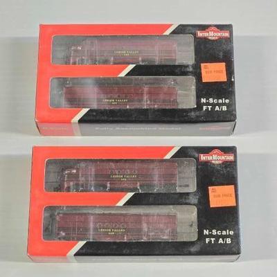 #8094 • (4) Inter Mountain Railway N Scale Locomotive Model Trains
