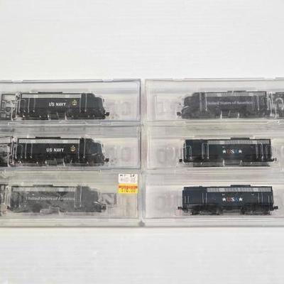 #8160 • (6) Micro Trains N Scale Locomotive Model Trains
