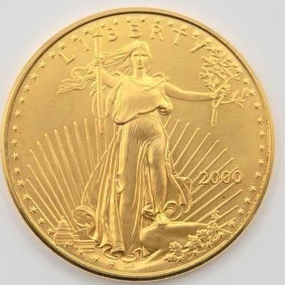 #650 • 2000 $50 American Gold Eagle Coin, 1oz
