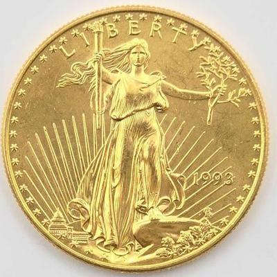 #638 • 1993 $50 American Gold Eagle Coin, 1oz
