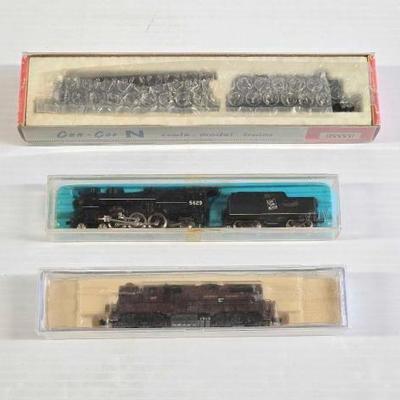 #8088 • (3) Con - Cor N Scale Locomotive Model Trains
