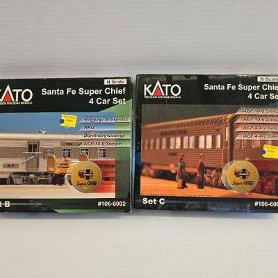 #8068 • (2) Kato N-Scale Model Train Sets
