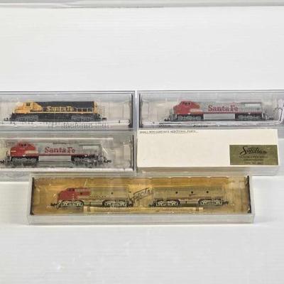 #8150 • (5) Bachmann N Scale Locomotive Model Trains
