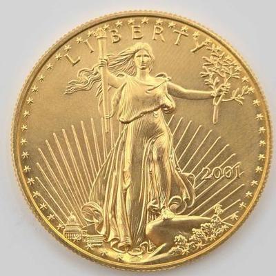 #652 • 2001 $50 American Gold Eagle Coin, 1oz
