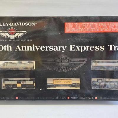 #8022 • Harley Davidson 100th Anniversary HO Scale Express Train Set
