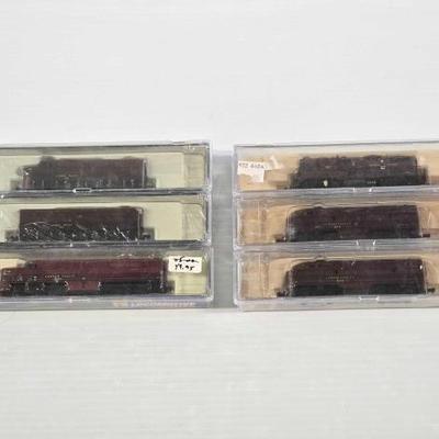 #8100 • (6) N Scale Locomotive Model Trains

