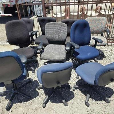#80438 • (10) Rolling Office Chairs
