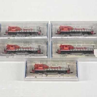 #8114 • (5) Bachmann N Scale Locomotive Model Trains
