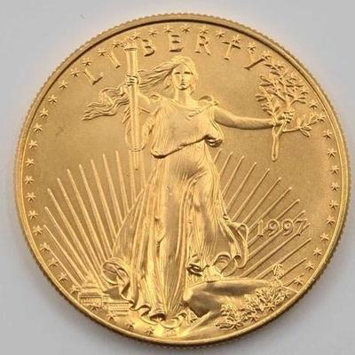 #640 • 1997 $50 American Gold Eagle Coin, 1oz
