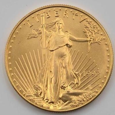 #641 • 1997 $50 American Gold Eagle Coin, 1oz
