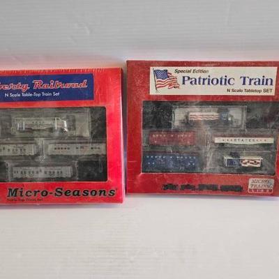 #8078 • (2) N-Scale Model Train Sets
