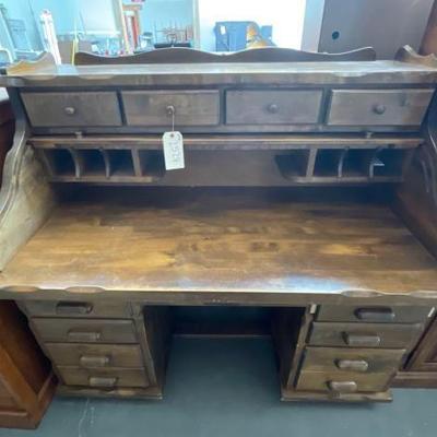 #2528 • Wooden Secretary Desk
