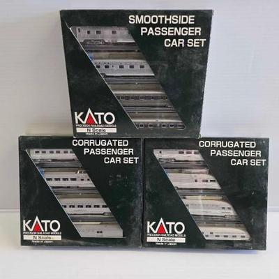 #8070 • (3) Kato N-Scale Model Train Sets
