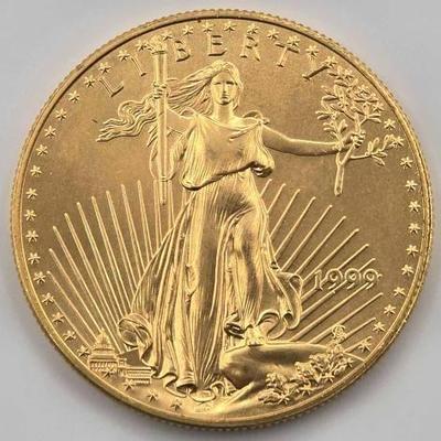 #646 • 1999 $50 American Gold Eagle Coin, 1oz
