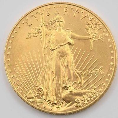 #642 • 1998 $50 American Gold Eagle Coin, 1oz
