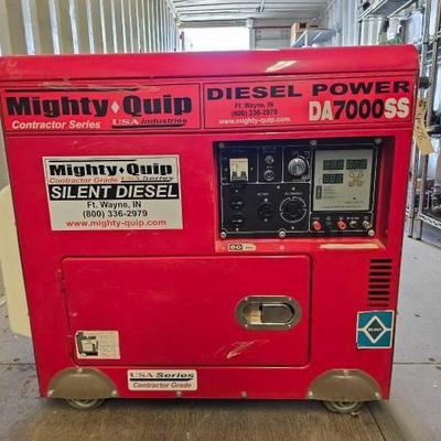 #598 • Mighty Quip Contractor Series Silent Diesel Generator
