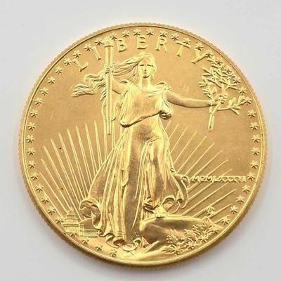 #622 • 1986 $50 American Gold Eagle Coin, 1oz
