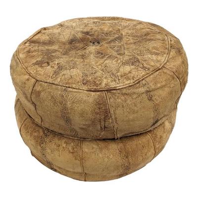 #91 • Pair Stamped Leather Poufs with Camel Figures
WWW.LUX.BID