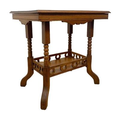 #109 • Antique Eastlake Solid Wood Parlor Table

WWW.LUX.BID