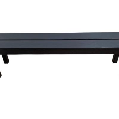 #119 • IKEA Bjursta Black Wood Dining Bench
WWW.LUX.BID