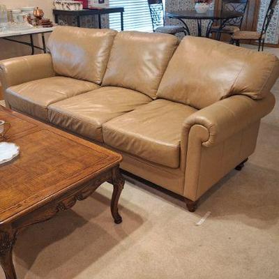 75% off $200 Azzaro leather sofa makes it $50