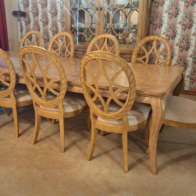 $650 table with 8 chairs